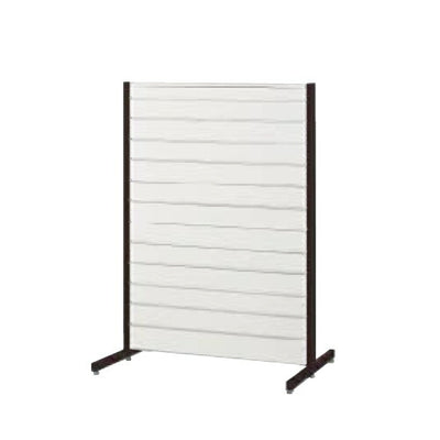 店舗用品システム什器リスタプラス中央両面タイプW90×H135cm本体ホワイトの商品画像