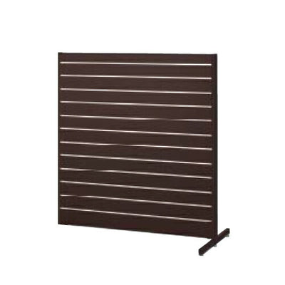 店舗用品システム什器リスタプラス中央両面タイプW90×H135cm連結タイプ選べる3色ダークブラウンの商品画像