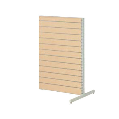 店舗用品システム什器リスタプラス中央両面タイプW120×H135cm連結タイプエクリュの商品画像