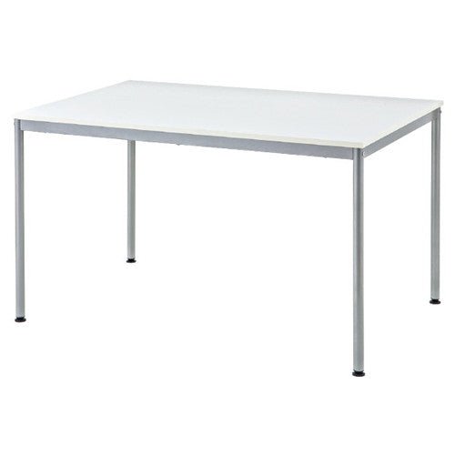 店舗用品店舗運営用品ミーティングテーブルW120cmホワイトの商品画像