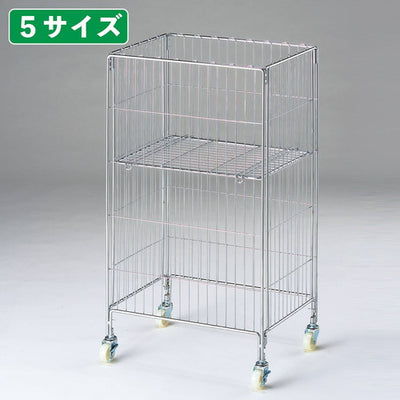 店舗用品店舗什器ワイヤーワゴンクロームW60×D45cmの商品画像