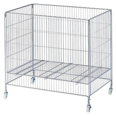 店舗用品店舗什器ワイヤーワゴンクロームW90×D60cmの商品画像
