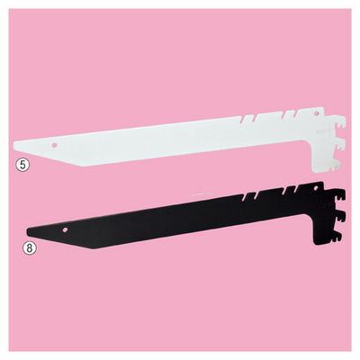 店舗用品システム什器薄型スチール棚用ブラケット3段可変式W60・90cmタイプ専用ブラックD40cm用の商品画像