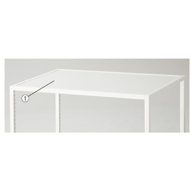 店舗用品シリーズ什器スクエアフレーム用天板W90×D90cm用ガラス天板の商品画像