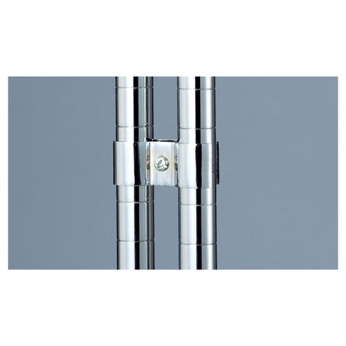 店舗用品シリーズ什器ワイヤーラックポール用連結金具連結金具【2個】の商品画像