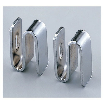 店舗用品シリーズ什器ワイヤーラックスチール棚・カゴ棚用連結金具連結金具【2個】の商品画像