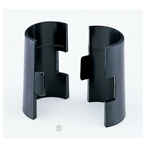 店舗用品シリーズ什器ワイヤーラックスリーブブラック【4個】の商品画像