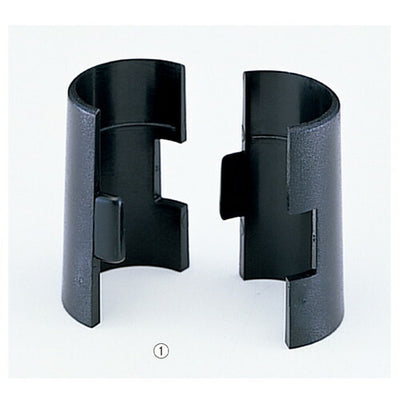 店舗用品シリーズ什器ワイヤーラックスリーブブラック【4個】の商品画像