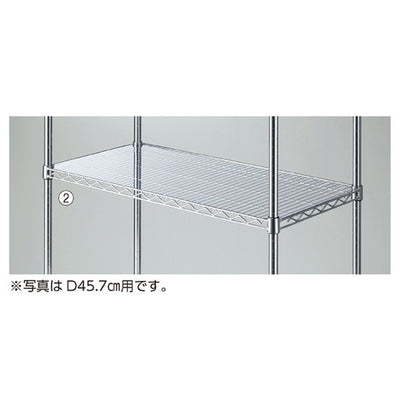 店舗用品シリーズ什器ワイヤーラックスチール棚用透明シートD35.7cm用W60.9cm用の商品画像