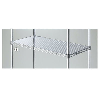店舗用品シリーズ什器ワイヤーラックスチール棚用透明シートD45.7cm用W182.2cm用の商品画像