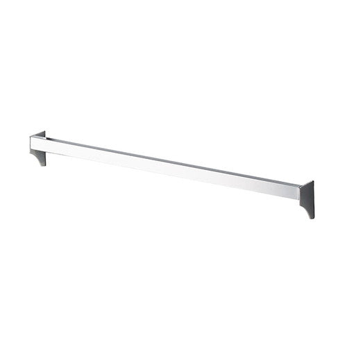 店舗用品システム什器差し込み式ミニ角バーセットW60cm(スリット芯々58.8cm用)D3.5cmの商品画像