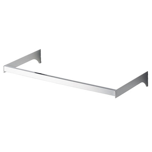 店舗用品システム什器差し込み式ミニ角バーセットW60cm(スリット芯々58.8cm用)D20cmの商品画像