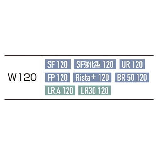 木製収納ボックス ロータイプ 丸棒脚タイプ W120cm用 エクリュ (1台) ※下部オプション kp38-651-75-1