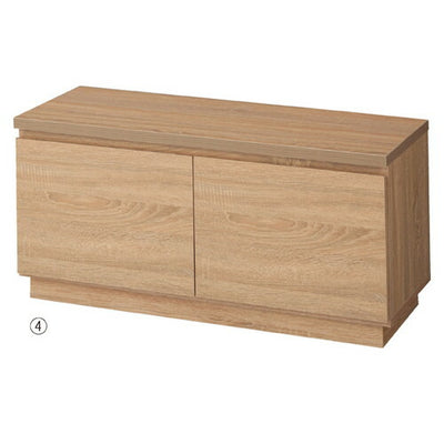 店舗用品システム什器収納ボックス台輪ロータイプW90cm用ラスティック柄の商品画像