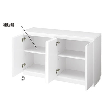 店舗用品システム什器木製収納ボックスハイタイプ台輪タイプW120cm用ダークブラウンの商品画像