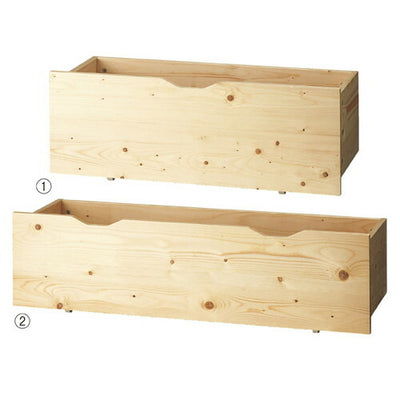 店舗用品シリーズ什器アルテン用収納トロッコクリアW90cm用の商品画像