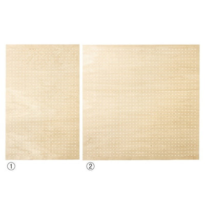 店舗用品店舗什器有孔パネル角バー取付タイプシナ柄【有孔ボード角バー取付金具付き】W60×H90cmの商品画像