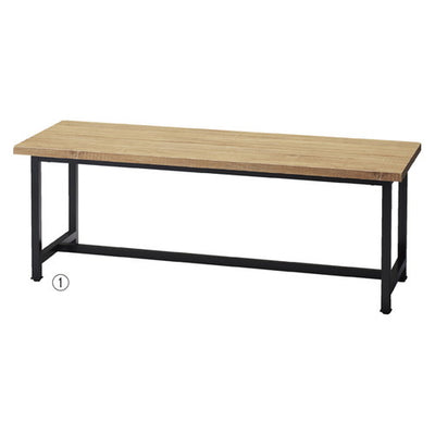 店舗用品店舗什器大型スチール脚テーブルW180cmタイプの商品画像