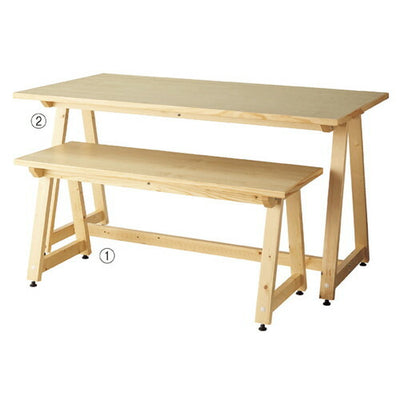 店舗用品店舗什器デルタテーブルクリアW150cmの商品画像