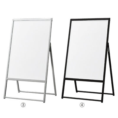 店舗用品サイン・掲示用品屋外A型ポスタースタンド(片面仕様)B2シルバーの商品画像