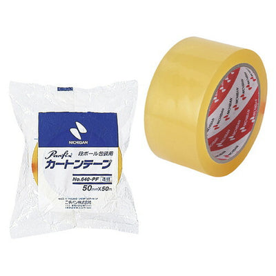 店舗用品店舗運営用品ニチバンカートンテープ50mm幅×50m巻50mm幅×50m巻の商品画像