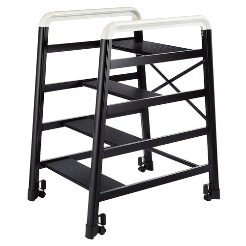 店舗用品店舗運営用品キャンバー4段ブラックの商品画像