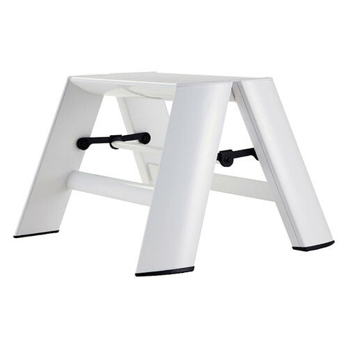 店舗用品店舗運営用品デザイン踏み台ルカーノ1段ホワイトの商品画像