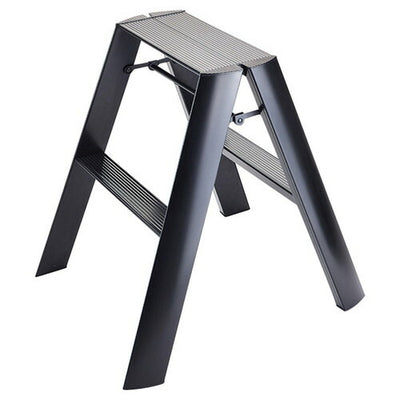 店舗用品店舗運営用品デザイン踏み台ルカーノ2段ホワイトの商品画像