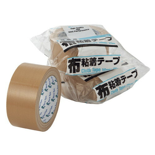 店舗用品店舗運営用品リンレイ布テープ50mm幅×25m巻の商品画像