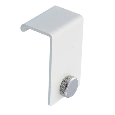 店舗用品システム什器エンド固定金具/SF中央片面タイプW90cm用ホワイトの商品画像