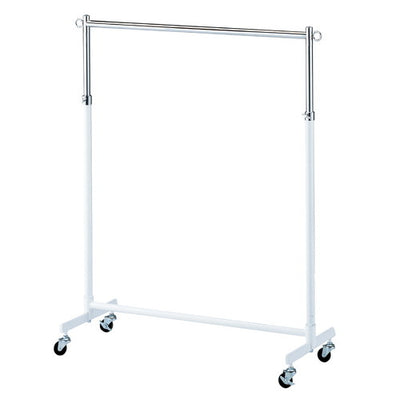 店舗用品店舗什器強化型ハンガーラック白W90cmタイプの商品画像