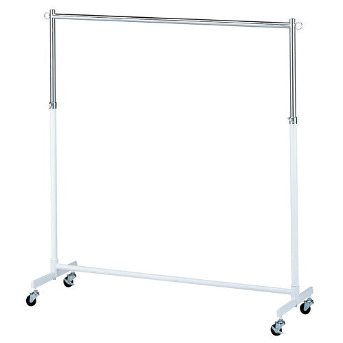 店舗用品店舗什器強化型ハンガーラック白W120cmタイプの商品画像