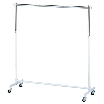 店舗用品店舗什器強化型ハンガーラック白W120cmタイプの商品画像