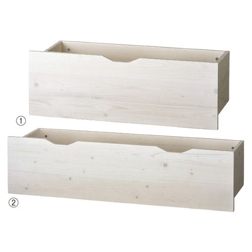 店舗用品シリーズ什器アルテン用収納トロッコホワイトW120cm用の商品画像