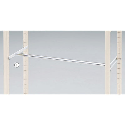 店舗用品シリーズ什器アルテン用ハンガーパイプホワイトW90cm用の商品画像