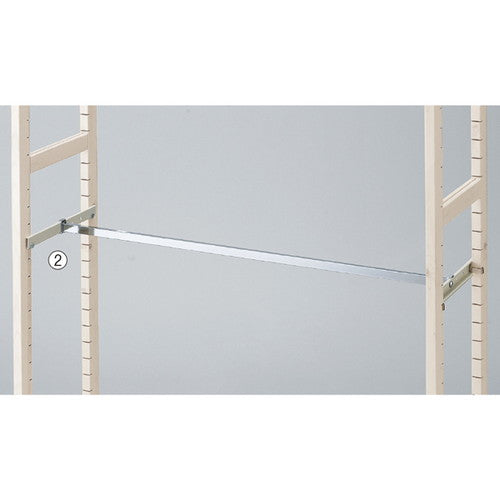 店舗用品シリーズ什器アルテン用ミニ角バーホワイトW90cm用の商品画像