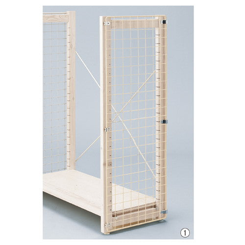 店舗用品シリーズ什器アルテン用サイドネットホワイトH135~180cm用の商品画像