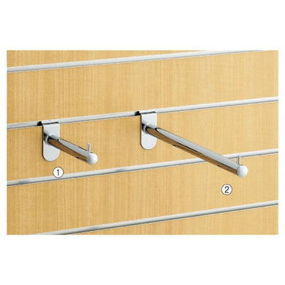 店舗用品シリーズ什器フェイスアウトハンガー/リスタ用L15cmの商品画像