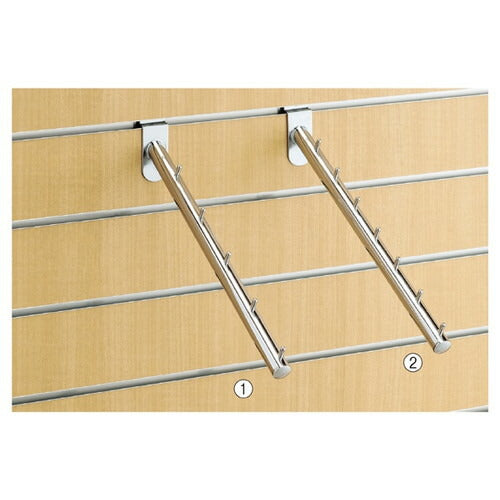 店舗用品シリーズ什器傾斜ハンガーフック/リスタ用7連掛けの商品画像