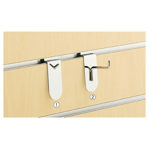 店舗用品シリーズ什器1点掛けフック(直径4mm)/リスタ用小物用【5本】の商品画像