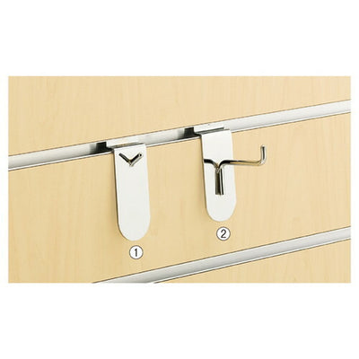 店舗用品シリーズ什器1点掛けフック(直径4mm)/リスタ用小物用【5本】の商品画像