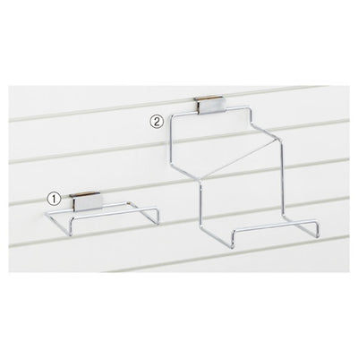 店舗用品シリーズ什器シューズフック/リスタ用水平1段の商品画像