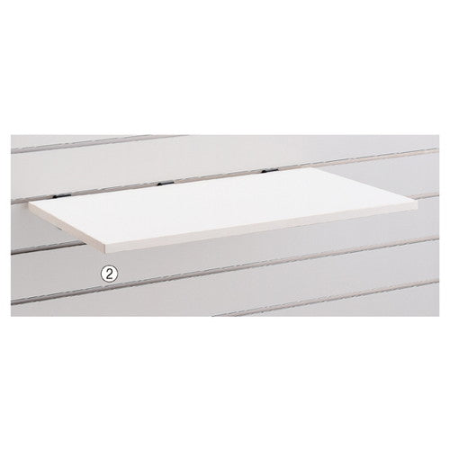 店舗用品シリーズ什器リスタ用木棚セットW60cmタイプD35cmホワイトの商品画像