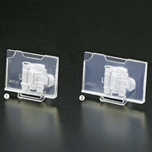 店舗用品店舗什器左右可変プライスカードホルダー(直径6mmフック専用)W5.4cm【10個】の商品画像