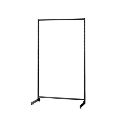 店舗用品システム什器SF90中央片面タイプH150cmブラックオープンタイプの商品画像