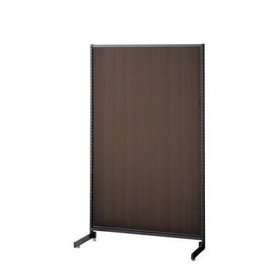 店舗用品システム什器SF90中央片面タイプH150cmブラックダークブラウンパネル付きの商品画像