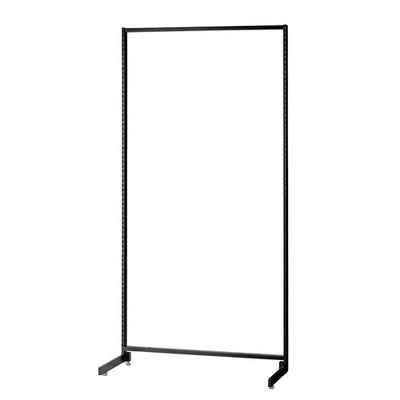 店舗用品システム什器SF中央片面タイプW90×H180cmブラック選べる8タイプオープンタイプの商品画像