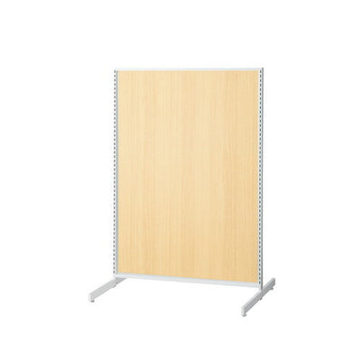 店舗用品システム什器SF中央両面タイプW90×H135cmホワイト選べる8タイプエクリュパネル付きの商品画像