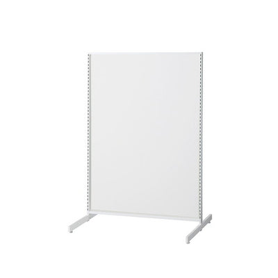 店舗用品システム什器SF中央両面タイプW90×H135cmホワイト選べる8タイプホワイトパネル付きの商品画像