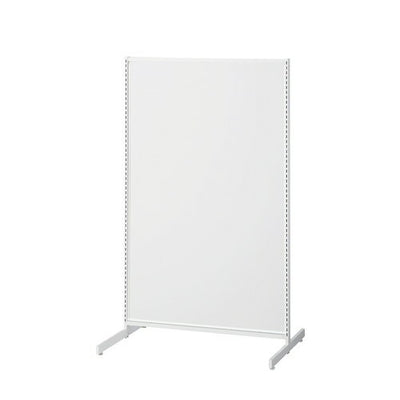 店舗用品システム什器SF中央両面タイプW90×H150cmホワイト選べる8タイプホワイトパネル付きの商品画像